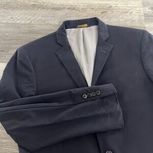 Brooks Brothers Explorer Regent Fit‎ Navy Mens 40R Wool Blend Sports Coat Blazer